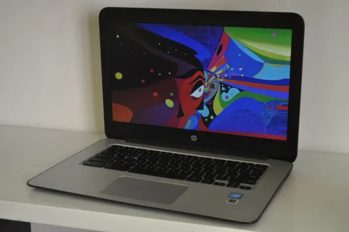 Ноутбук Б-клас HP ChromeBook 14 G4 / 14" (1366x768) TN / Intel Celeron N2840 (2 ядра по 2.16 - 2.58 GHz) / 4 GB DDR3 / 16 GB eMMC / Intel HD Graphics / WebCam / Chrome OS б/в - зображення 6