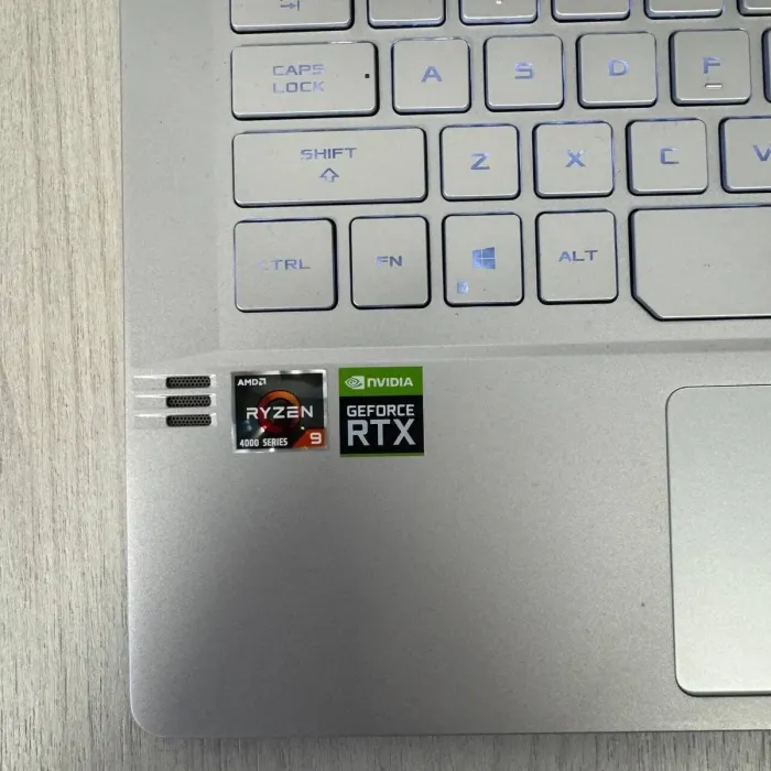 Ігровий ультрабук Б-класу Asus ROG Zephyrus G14 GA401IV / 14" (1920x1080) IPS / AMD Ryzen 9 4900HS (8 (16) ядер по 3,0 - 4,3 ГГц) / 16 ГБ DDR4 / 512 ГБ SSD NVMe / nVidia GeForce RTX 2060 Max-Q, 6 ГБ GDDR6, 192-біт б/в - зображення 5