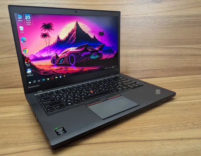 Ультрабук Lenovo ThinkPad T450s / 14" (1920x1080) IPS / Intel Core i7-5600U (2 (4) ядра по 2.6 - 3.2 GHz) / 8 GB DDR3 / 240 GB SSD / Intel HD Graphics 5500 / WebCam / Fingerprint / Windows 10 б/в - зображення 4