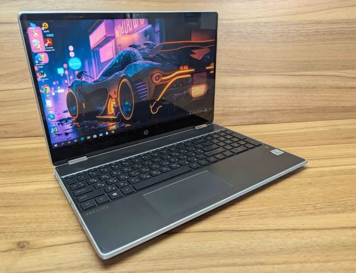 Ноутбук-трансформер Б-клас HP Pavilion x360 15-dg1052nr / 15.6" (1920x1080) IPS Touch / Intel Core i5-10210U (4 (8) ядра по 1.6 - 4.2 GHz) / 16 GB DDR4 / 512 GB SSD / Intel UHD Graphics / WebCam / Windows 10 б/в - зображення 6