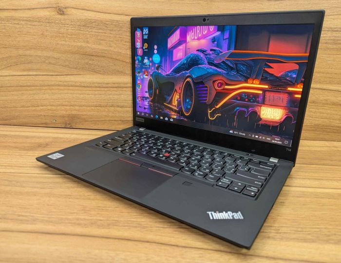 Ультрабук Lenovo ThinkPad T14 Gen 1 / 14" (1920x1080) IPS / Intel Core i7-10610U (4 (8) ядра по 1.8 - 4.9 GHz) / 16 GB DDR4 / 480 GB SSD / Intel UHD Graphics / WebCam / TouchID / Windows 10 б/в - зображення 5
