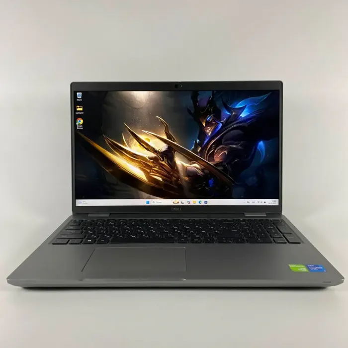 Ноутбук Dell Latitude 5521 / 15.6" (1920x1080) IPS / Intel Core i5-11500H (6 (12) ядер по 2.4 - 4.6 GHz) / 16 GB DDR4 / 256 GB SSD / nVidia GeForce MX450, 2 GB GDDR5, 64-bit / WebCam / TouchID б/в - зображення 2