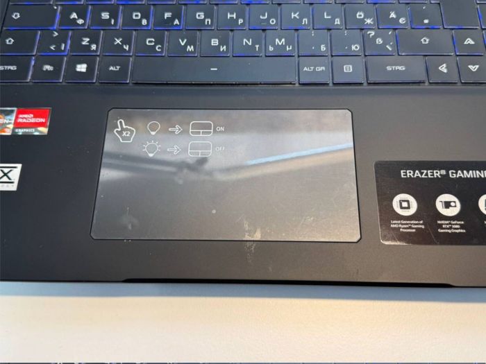 Ігровий ноутбук Б-класу Medion Erazer Beast X25-MD 63835 / 17,3" (1920x1080) IPS / AMD Ryzen 9 5900HX (8 (16) ядер по 3,3 - 4,6 ГГц) / 32 ГБ DDR4 / 2000 ГБ SSD NVMe / nVidia GeForce RTX 3080, 16 ГБ GDDR6, 256-біт / WebCam б/в - зображення 11