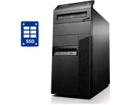 ПК Б-клас Lenovo ThinkCentre M83 Tower / Intel Core i3-4130 (2 (4) ядра по 3.4 GHz) / 16 GB DDR3 / 120 GB SSD + 500 GB HDD / Intel HD Graphics 4400 / DVD-RW б/у
