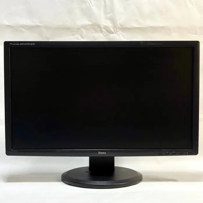 Монітор Iiyama ProLite E2409HDS / 24" (1920x1080) TN / VGA, DVI, HDMI, Audio / Вбудовані колонки 2x 2W / VESA 100x100 б/в - зображення 4