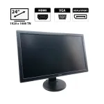 Монітор BenQ GL2450 / 24" (1920x1080) TN / DP, VGA, HDMI б/в