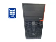 ПК Fujitsu Esprimo P556 E90+ Tower / Intel Core i3-6100 (2 (4) ядра по 3.7 GHz) / 8 GB DDR4 / 240 GB SSD + 500 GB HDD / Intel HD Graphics 530 б/у
