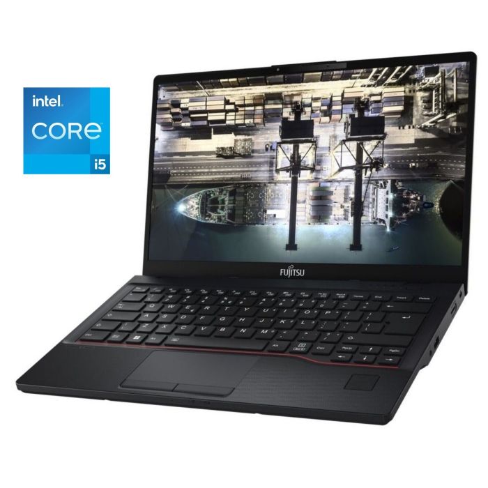 Ультрабук Fujitsu LifeBook E5412 / 14" (1920x1080) IPS / Intel Core i5-1235U (10 (12) ядер по 3,3 - 4,4 ГГц) / 32 ГБ DDR4 / 512 ГБ SSD M.2 / Intel Iris Xe Graphics / WebCam / Win 11 Pro + гравірування б/в - изображение 1