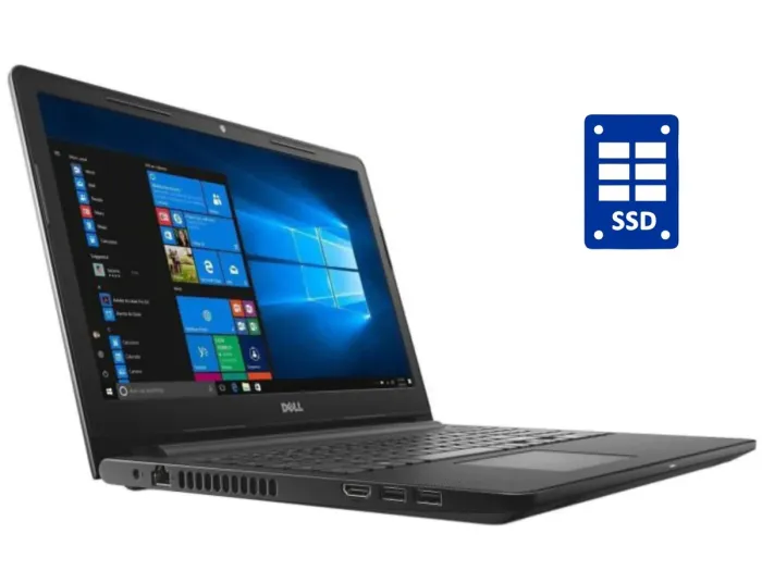 Ноутбук Б-клас Dell Inspiron 15-3567 / 15.6" (1366x768) TN / Intel Core i3-7130U (2 (4) ядра по 2.7 GHz) / 8 GB DDR4 / 512 GB SSD / Intel HD Graphics 620 / WebCam / Win 10 Home б/в - зображення 1
