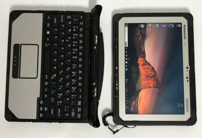 Захищений нетбук-трансформер Б-клас Panasonic Toughbook CF-20 MK2 / 10.1" (1920x1200) IPS Touch / Intel Core i5-7Y57 (2 (4) ядра по 1.2 - 3.3 GHz) / 8 GB DDR3 / 256 GB SSD / Intel HD Graphics 615 / WebCam / Win 10 Pro б/в - зображення 8
