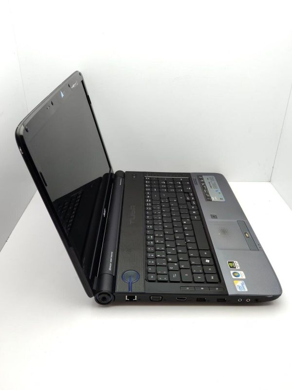 Ноутбук Acer Aspire 7738 / 17.3" (1440x900) TN / Intel Core 2 Duo T6500 (2 ядра по 2.1 GHz) / 6 GB DDR3 / 320 GB HDD / nVidia GeForce GT 130M, 1 GB GDDR3, 128-bit / WebCam / DVD-ROM б/в - зображення 6