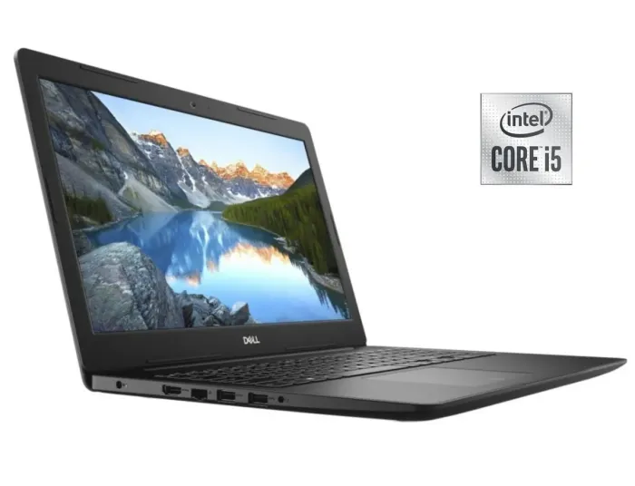 Ноутбук Б-клас Dell Inspiron 3593 / 15.6" (1920x1080) TN / Intel Core i5-1035G1 (4 (8) ядра по 1.0 - 3.6 GHz) / 8 GB DDR4 / 480 GB SSD / Intel UHD Graphics / WebCam / Win 11 Home б/в - зображення 1