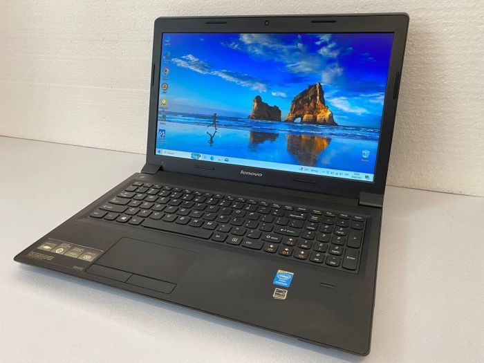 Ноутбук Б-клас Lenovo B5400 / 15.6" (1366x768) TN / Intel Pentium 3550M (2 ядра по 2.3 GHz) / 8 GB DDR3 / 240 GB SSD / Intel HD Graphics / WebCam / DVD-RW / HDMI б/в - зображення 2