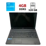 Ноутбук Acer 5742g / 15.6" (1366x768) TN / Intel Core i3-370M (2 (4) ядра по 2.4 GHz) / 4 GB DDR3 / 320 GB HDD / AMD Mobility Radeon HD 5000М / WebCam б/в