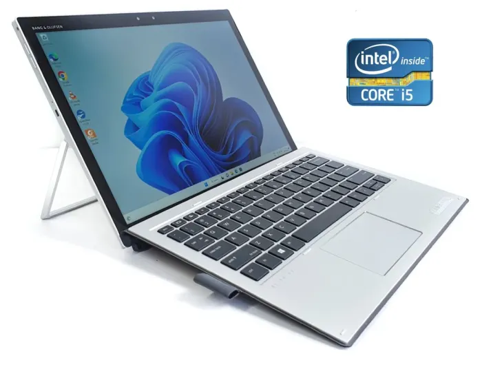 Ультратбук-трансформер HP Elite x2 1013 G3 / 13" (3000x2000) IPS Touch / Intel Core i5-8250U (4 (8) ядра по 1.6 - 3.4 GHz) / 8 GB DDR4 / 256 GB SSD / Intel UHD Graphics 620 / WebCam б/в - зображення 1