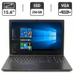 Ноутбук Б-класс Toshiba Tecra C50-B / 15.6" TN / Core i5-4210U (2(4) ядра по 1.7-2.7 GHz) / 4GB DDR3 / 256GB SSD / HD Graphics 4400 / WebCam / DVD-ROM / VGA б/в