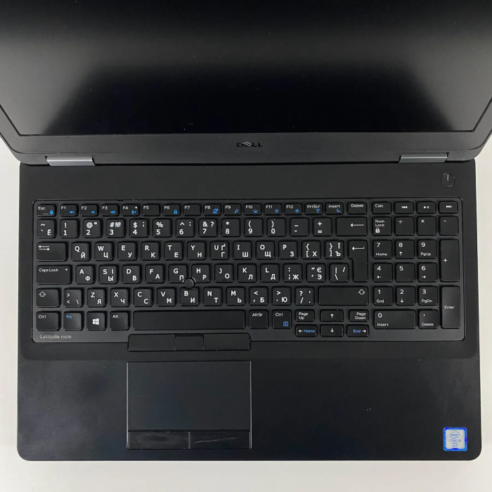Ноутбук Dell Latitude E5570 / 15.6" (1920x1080) IPS / Intel Core i5-6440HQ (4 ядра по 2.6 - 3.5 GHz) / 8 GB DDR4 / 256 GB SSD / Intel HD Graphics 530 / HDMI / WebCam б/в - зображення 3