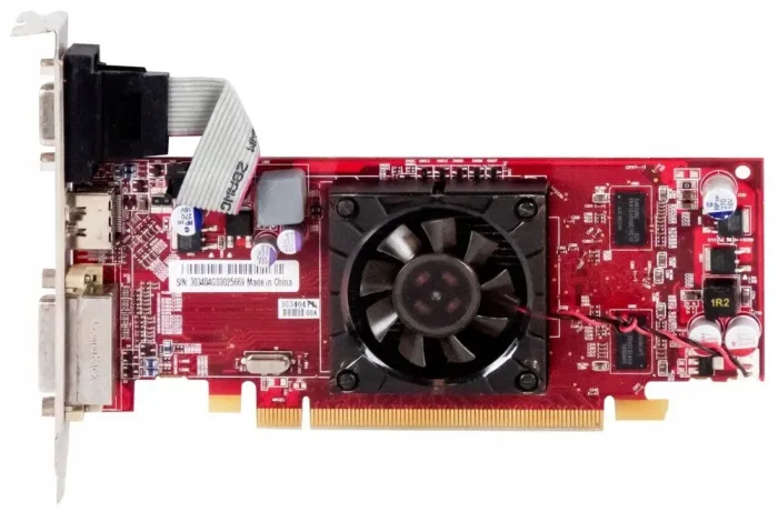 Дискретна відеокарта AMD Radeon HD 7350 OEM, 1 GB GDDR3, 64-bit / DVI, HDMI, VGA - зображення 2