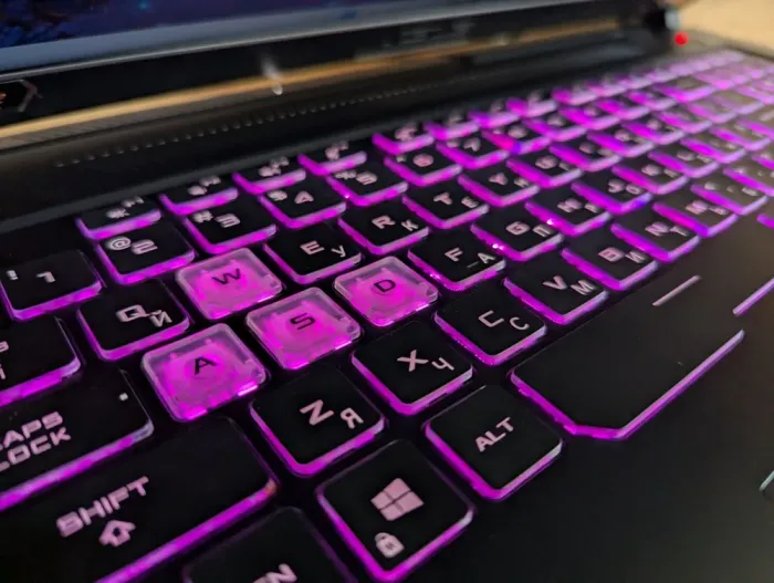 Ігровий ноутбук Asus TUF 706Q / 17.3" (1920x1080) IPS / AMD Ryzen 7 5800H (8 (16) ядер по 3.2 - 4.4 GHz) / 16 GB DDR4 / 512 GB SSD / nVidia GeForce RTX 3050 Ti, 4 GB GDDR6, 128-bit / WebCam / Windows 11 б/в - зображення 7