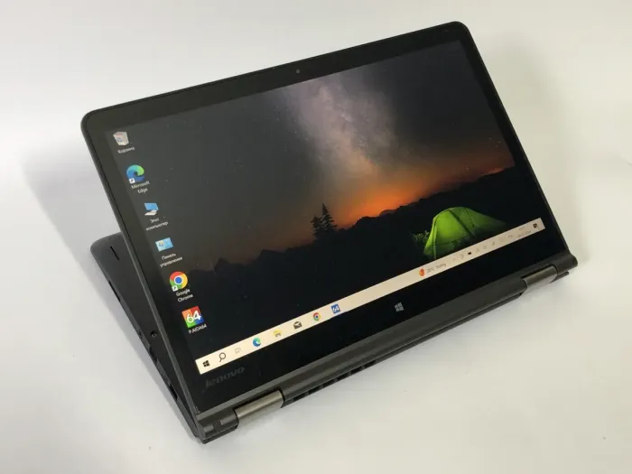 Ультрабук-трансформер Б-клас Lenovo ThinkPad Yoga 14 / 14" (1920x1080) IPS Touch / Intel Core i5-5200U (2 (4) ядра по 2.2 - 2.7 GHz) / 8 GB DDR3 / 256 GB SSD / Intel HD Graphics 5500 / WebCam / Win 10 Home б/в - зображення 10