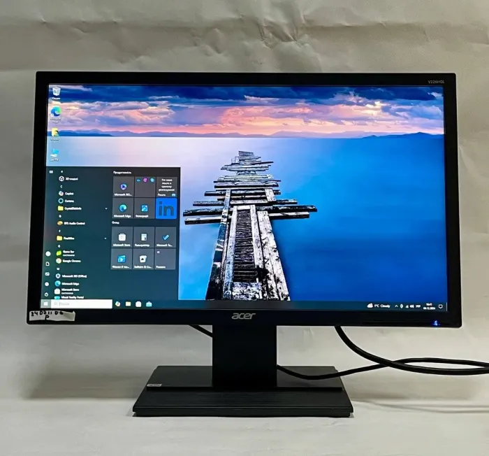 Монітор Acer V226HQL / 22" (1920x1080) TN / VGA / VESA 100x100 б/в - зображення 3