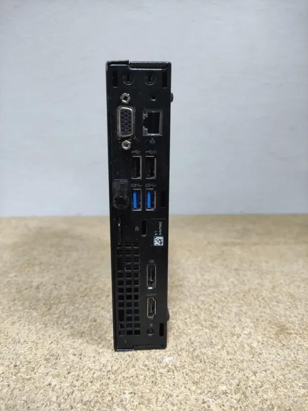 Неттоп Dell OptiPlex 3060 USFF / Intel Core i3-8100T (4 ядра по 3.1 GHz) / 8 GB DDR4 / 120 GB SSD + 500 GB HDD / Intel UHD Graphics 630 / 65W б/в - зображення 3