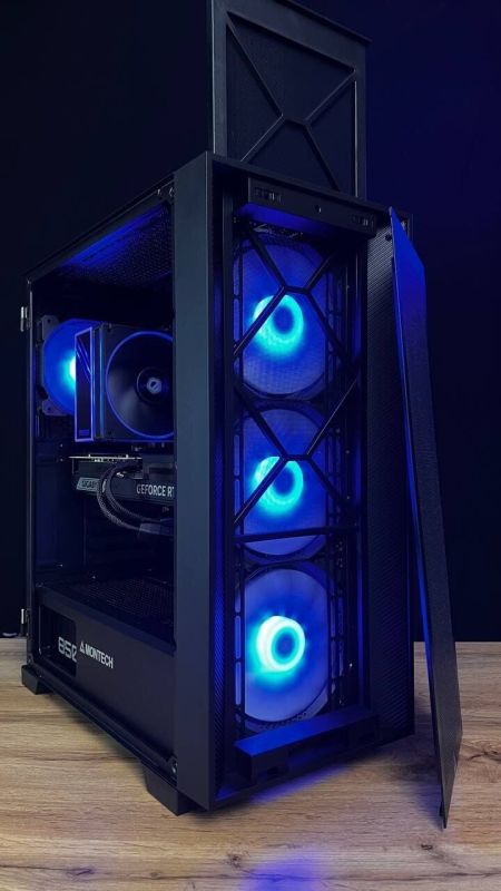 Збірка на замовлення: ігровий ПК Montech Air 1000 Premium Black Tower / AMD Ryzen 7 7700 (8 (16) ядер по 3,8 - 5,3 ГГц) / 32 ГБ DDR5 / 1000 ГБ SSD M.2 / nVidia GeForce RTX 5070 Ti, 16 ГБ GDDR7, 256-bit / 850W - зображення 5