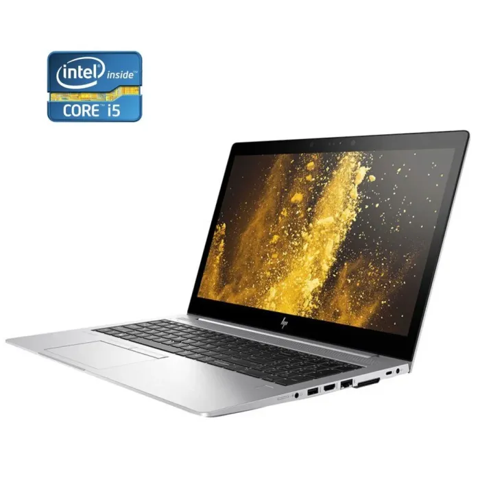Ультрабук Б-клас HP EliteBook 850 G5 / 15.6" (1920x1080) IPS / Intel Core i5-7300U (2 (4) ядра по 2.6 - 3.5 GHz) / 8 GB DDR4 / 240 GB SSD / Intel HD Graphics 620 / WebCam б/в - зображення 1