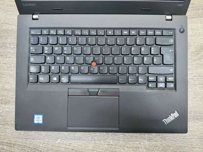 Ультрабук Lenovo ThinkPad L460 / 14" (1366x768) TN / Intel Core i3-6100U (2 (4) ядра по 2.3 GHz) / 8 GB DDR3 / 240 GB SSD / Intel HD Graphics 520 / WebCam / Windows 10 Pro б/в - зображення 3
