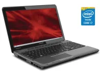 Ноутбук Toshiba Satellite P755-S5383 / 15.6" (1366x768) TN / Intel Core i7-2670QM (4 (8) ядро по 2.2 - 3.1 GHz) / 8 GB DDR3 / 240 GB SSD / Intel HD Graphics 3000 / WebCam / DVD-RW / Win 10 Home б/в