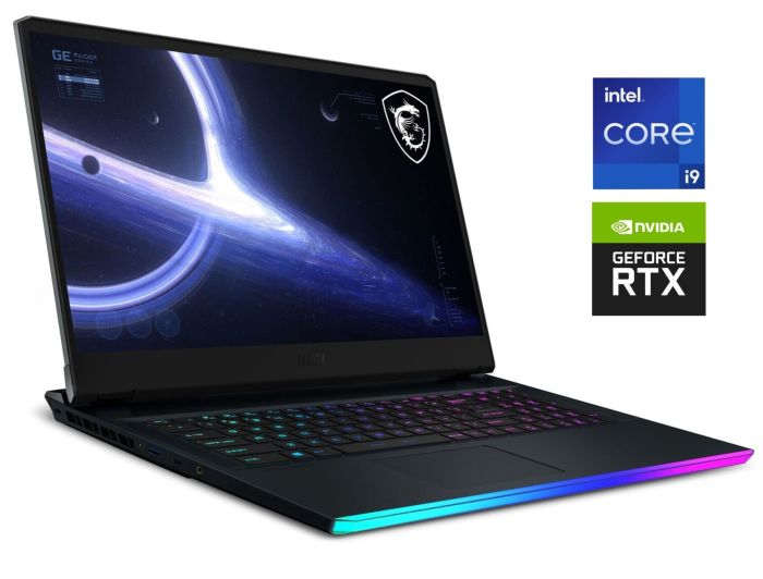 Ігровий ноутбук MSI Raider GE76 12UE / 17.3" (1920x1080) IPS / Intel Core i9-12900H (14 (20) ядер по 2.5 - 5.0 GHz) / 16 GB DDR5 / 1000 GB SSD NVMe / nVidia GeForce RTX 3060, 6 GB GDDR6, 192-bit / WebCam б/в - зображення 1