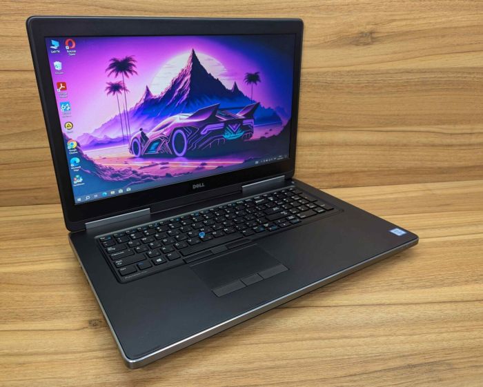 Мобільна робоча станція Dell Precision 7720 / 17.3" (1600x900) TN / Intel Core i7-6820HQ (4 (8) ядра по 2.7 - 3.6 GHz) / 32 GB DDR4 / 480 GB SSD / nVidia Quadro P3000, 6 GB GDDR5, 192-bit / HDMI / Windows 10 б/в - зображення 4