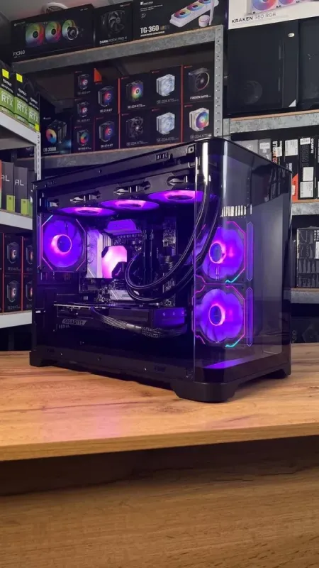 Збірка на замовлення: ігровий ПК GameMax Hype-M Black Tower / AMD Ryzen 7 7800X3D (8 (16) ядер по 4.2 - 5.0 GHz) / 32 GB DDR5 / 2000 GB SSD M.2 / nVidia GeForce RTX 5070, 12 GB GDDR7, 192-bit / 750W - зображення 2