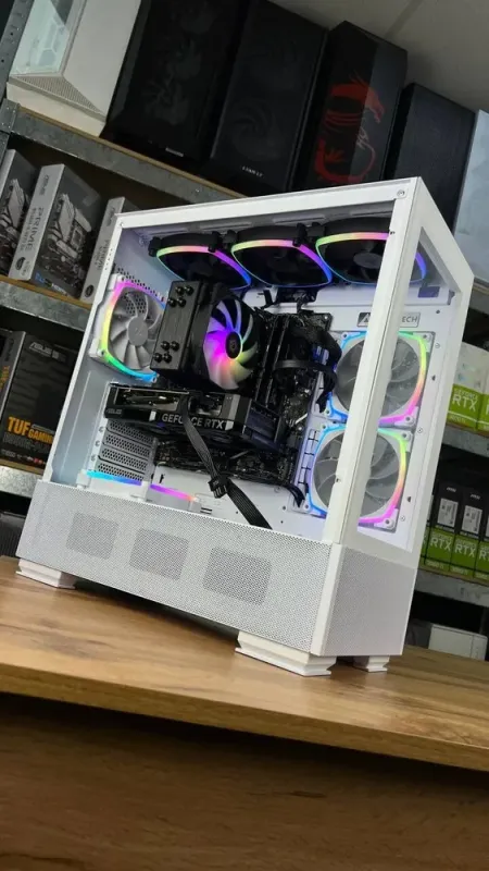 Збірка під замовлення: ігровий ПК Montech Sky Tower / AMD Ryzen 7 7700 (10 (16) ядер по 1.8 - 4.6 GHz) / 32 GB DDR5 / 1000 GB SSD M.2 / nVidia GeForce RTX 4060, 8 GB GDDR6, 128-bit / HDMI / 650W б/в - зображення 8