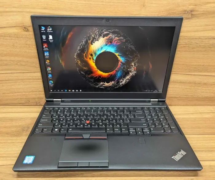Мобільна робоча станція Lenovo ThinkPad P50 / 15,6" (1920x1080) IPS / Intel Core i7-6820HQ (4 (8) ядра по 2,7 - 3,6 ГГц) / 16 ГБ DDR4 / 512 ГБ SSD / nVidia Quadro M1000M, 4 ГБ GDDR5, 128-біт / Fingerprint / WebCam / Windows 10 б/в - зображення 2