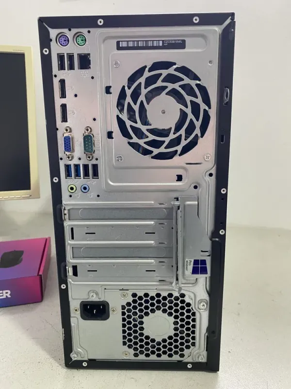 Комплект ПК: комп'ютер HP EliteDesk 700 G1 Tower / Intel Core i5-4590 (4 ядра по 3.0 - 3.7 GHz) / 8 GB DDR3 / 250 GB HDD / Intel HD Graphics 4600 + Монітор Б-клас Acer B243HL / 24" (1920x1080) TN / VGA б/в - зображення 7