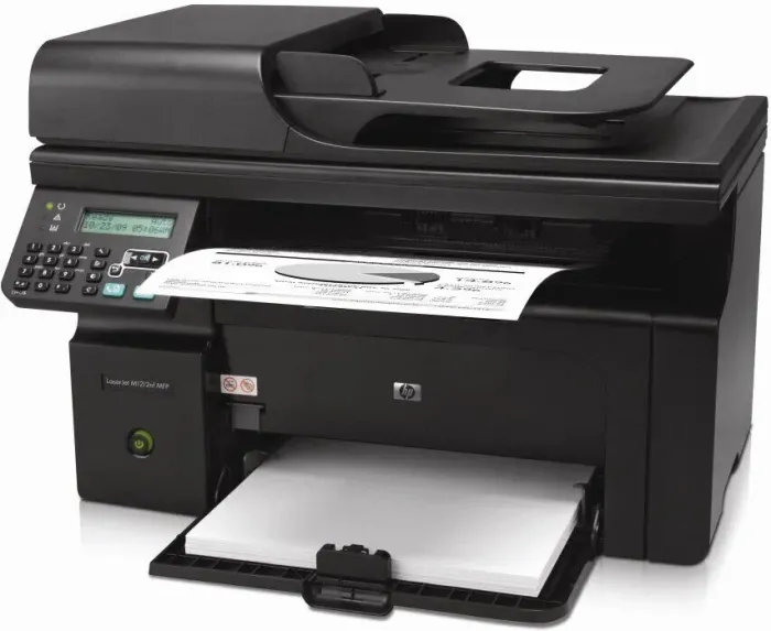 БФП Б-клас HP LaserJet Pro M1212nf / Лазерний монохромний друк / 1200x1200 dpi / A4 / 18 стор./хв / USB 2.0, Ethernet, RJ-11 б/в - зображення 1
