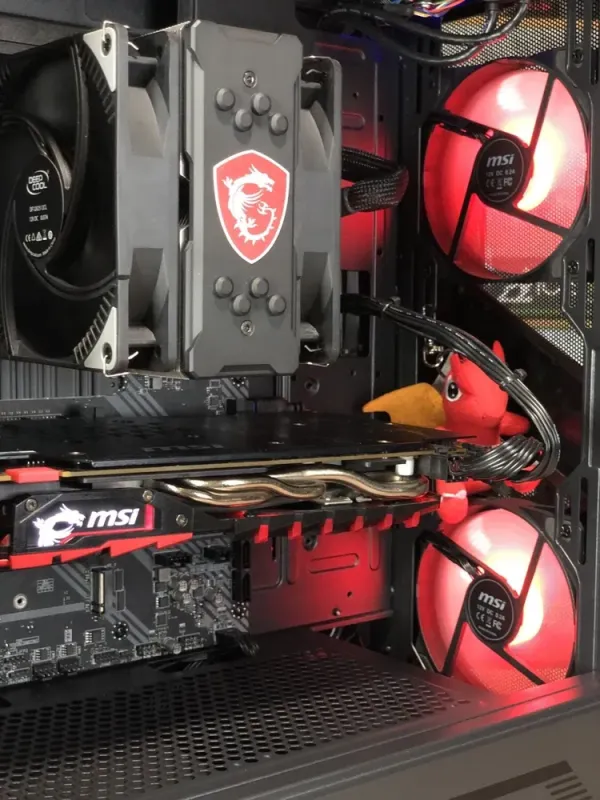 Ігровий ПК MSI MAG FORGE 100M PRO Tower / Intel Core i5-10400F (6 (12) ядер 2,9 - 4,3 ГГц) / 16 ГБ DDR4 / 480 ГБ SSD+1000 ГБ HDD / nVidia GeForce GTX 1070, 8 ГБ GDDR5, 256-біт / 620 Вт / вбудований Wi-Fi б/в - зображення 7