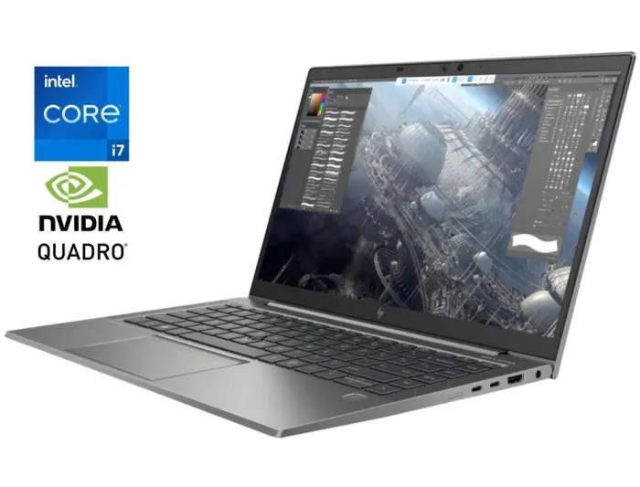 Мобільна робоча станція Б-клас HP ZBook Firefly 14 G8 / 14" (1920x1080) IPS / Intel Core i7-1165G7 (4 (8) ядра по 2.8 - 4.7 GHz) / 16 GB DDR4 / 512 GB SSD NVMe / nVidia Quadro T500, 4 GB GDDR6, 64-bit / WebCam / Win 10 Pro б/в - зображення 1