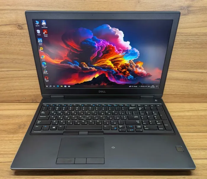 Мобільна робоча станція Dell Precision 7530 / 15.6" (1920x1080) IPS / Intel Core i5-8400H (4 (8) ядра по 2.5 - 4.2 GHz) / 32 GB DDR4 / 480 GB SSD / nVidia Quadro P2000, 4 GB GDDR5, 128-bit / TouchID / Windows 10 б/в - зображення 2