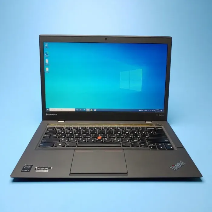 Ультрабук Lenovo ThinkPad X1 Carbon / 14" (1600x900) IPS / Intel Core i5-4200U (2 (4) ядра по 1.6 - 2.6 GHz) / 4 GB DDR3 / 128 GB SSD / Intel HD Graphics 4400 / WebCam / Win 10 Pro б/в - зображення 2
