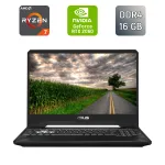 Ігровий ноутбук Asus TUF Gaming FX505D / 15,6" (1920x1080) IPS / AMD Ryzen 7 3750H (4 (8) ядер по 2,3 - 4,0 ГГц) / 16 ГБ DDR4 / 512 ГБ SSD / nVidia GeForce RTX 2060, 6 ГБ GDDR6, 192-біт / Веб-камера / HDMI б/в