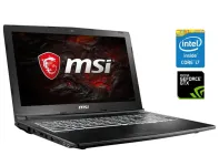 Ігровий ноутбук MSI GL62M 7REX / 15.6" (1920x1080) TN / Intel Core i7-7700HQ (4 (8) ядра по 2.8 - 3.8 GHz) / 16 GB DDR4 / 512 GB SSD M.2 / nVidia GeForce GTX 1050 Ti, 4 GB GDDR5, 128-bit / WebCam б/в