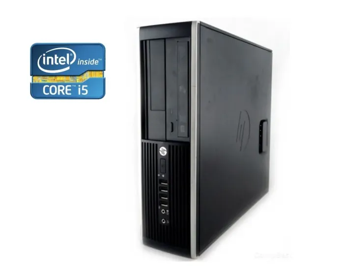 ПК HP Compaq 8200 Elite SFF / Intel Core i5-2400 (4 ядра по 3.1 - 3.4 GHz) / 8 GB DDR3 / 60 GB SSD + 500 GB HDD / Intel HD Graphics 2000 / DVD-RW б/в - зображення 1