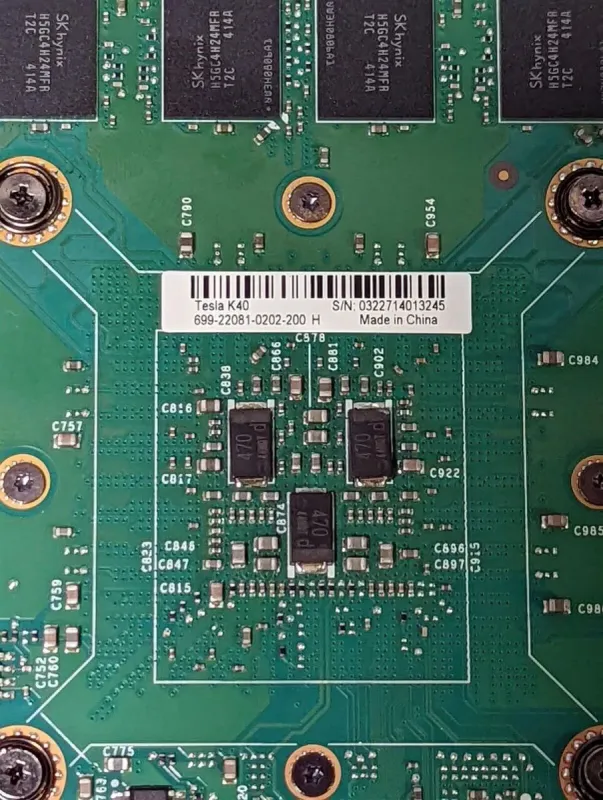 Дискретна відеокарта nVidia Tesla K40m, 12 GB GDDR5, 384-bit б/в - зображення 4