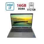 Ультрабук Б-клас Dell Latitude 5520 / 15,6" (1920x1080) IPS / Intel Core i7-1185G7 (4 (8) ядра по 3,0 - 4,8 ГГц) / 16 ГБ DDR4 / 512 ГБ SSD / Intel Iris Xe Graphics / WebCam б/в
