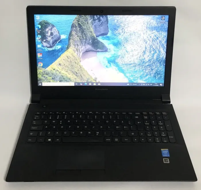 Ноутбук Б-клас Lenovo B50-80 / 15.6" (1366x768) TN / Intel Core i3-4005U (2 (4) ядра по 1.7 GHz) / 8 GB DDR3 / 128 GB SSD / Intel HD Graphics 4400 / WebCam / Win 10 Pro б/в - зображення 2