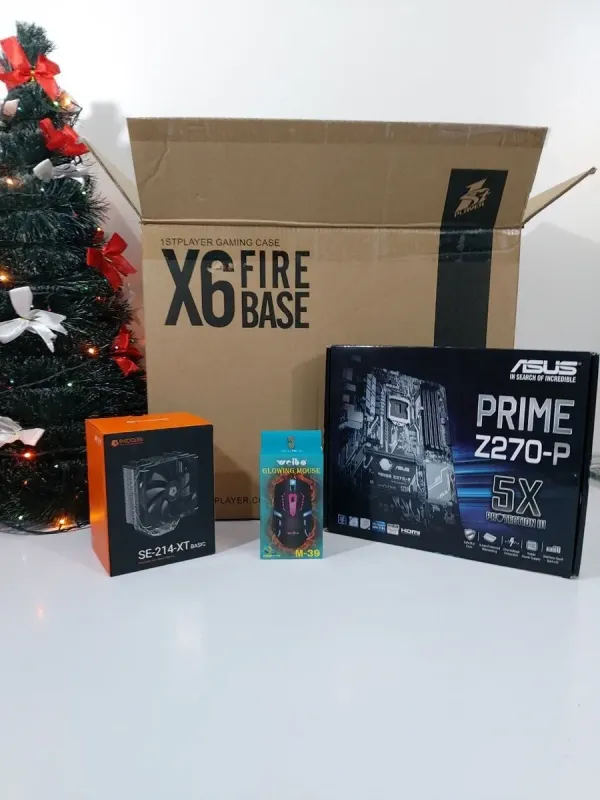 Ігровий ПК 1stPlayer X6 Fire Base Tower / Intel Core i7-6700 (4 (8) ядра по 3,4 - 4,0 ГГц) / 16 ГБ DDR4 / 1000 ГБ SSD / AMD Radeon RX 570, 4 ГБ GDDR5, 256-біт / 550 Вт б/в - зображення 6