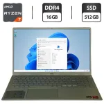 Ноутбук Б-клас Dell Inspiron 15 5505 / 15.6" (1920x1080) IPS / AMD Ryzen 7 4700U (8 ядер по 2.0 - 4.1 GHz) / 16 GB DDR4 / 512 GB SSD / AMD Radeon Graphics / WebCam / Windows 11 Home б/в