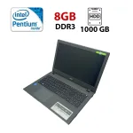 Ноутбук Acer E5-573 / 15.6" (1366x768) TN / Intel Pentium 3556U (2 ядра по 1.7 GHz) / 8 GB DDR3 / 1000 GB HDD / Intel HD Graphics / WebCam б/в